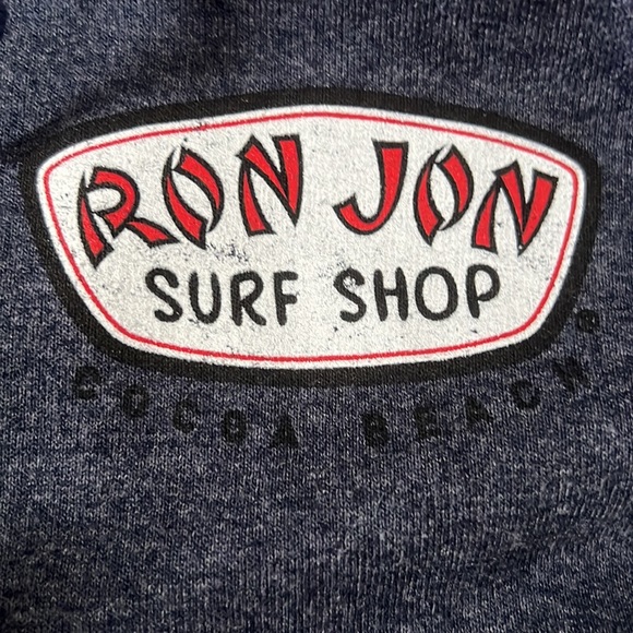 Ron Jon Distressed Custom Surfboards Surf Shop hoodie Cocoa Beach full zip - Picture 8 of 16